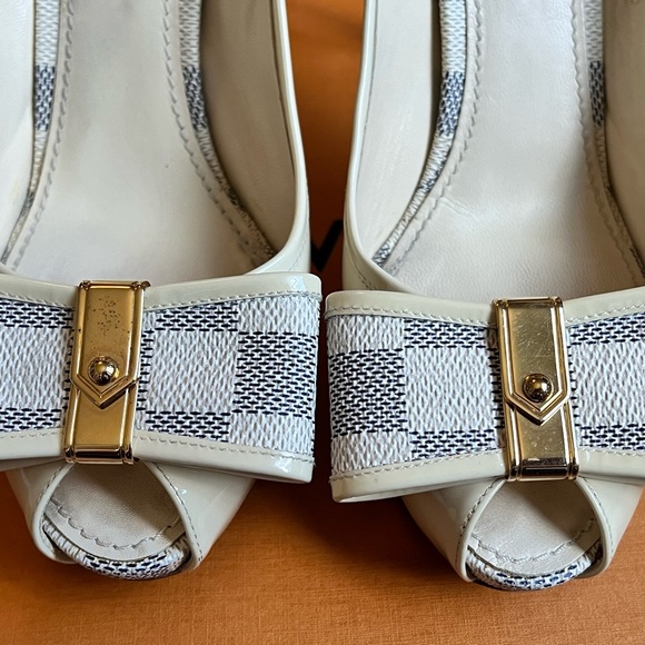 Pre loved Daniel Azur Valentine Open Toe Pump 9CM size 37 (7) - Picture 3 of 13